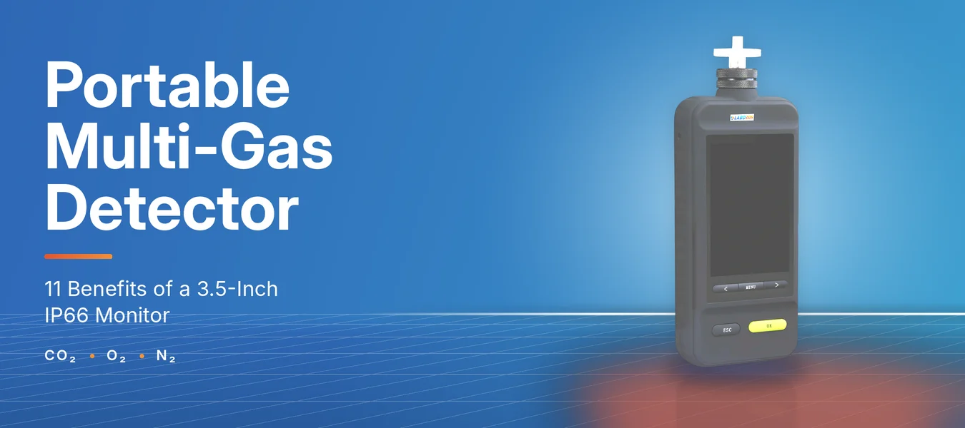 Portable Multi Gas Detector  11 Benefits of a 3 5 Inch IP66 Monitor for CO O and N Detection