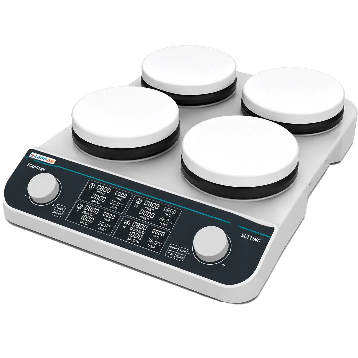Multi-Position Hotplate Magnetic Stirrer LZ-MSH-B105